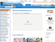 Tablet Screenshot of modishhome.com